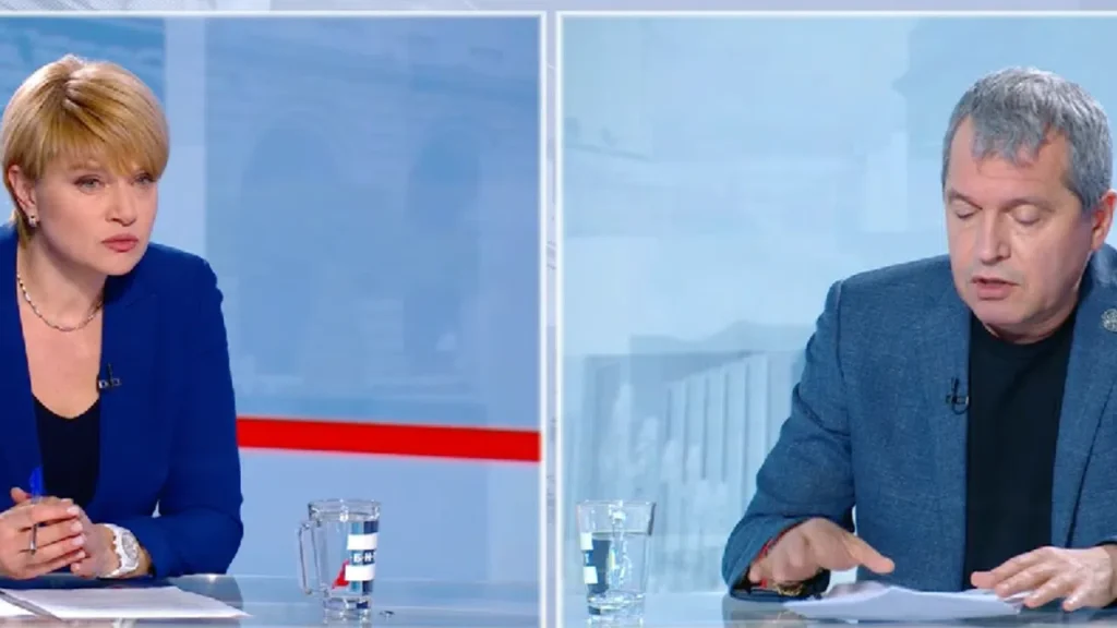Тошко Йорданов влезе в БНТ и извади лист, водещата истеризира: Ама вие наистина ли го направихте?